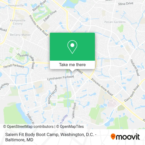 Salem Fit Body Boot Camp map