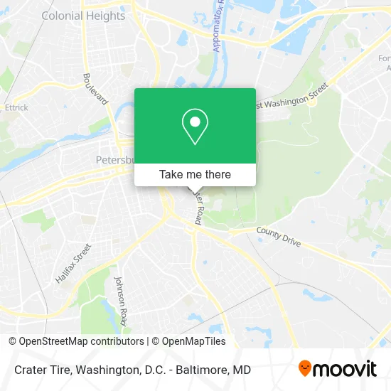 Crater Tire map