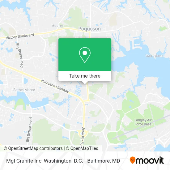 Mgl Granite Inc map