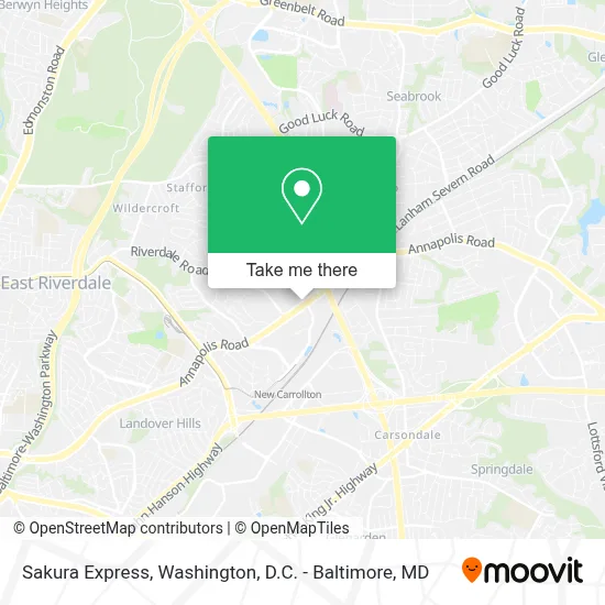 Sakura Express map