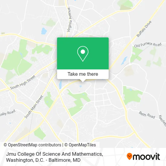 Jmu College Of Science And Mathematics map