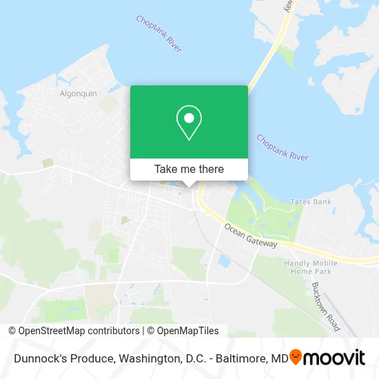 Dunnock's Produce map