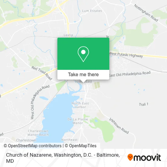 Church Of Nazarene map