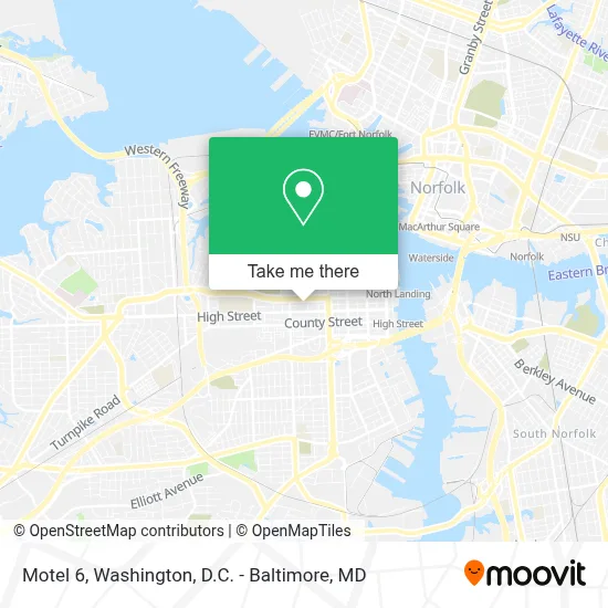 Motel 6 map