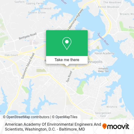 American Academy Of Environmental Engineers And Scientists map