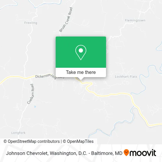 Johnson Chevrolet map