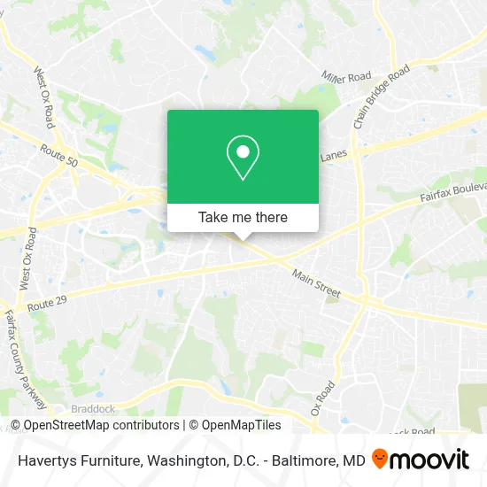 Havertys Furniture map