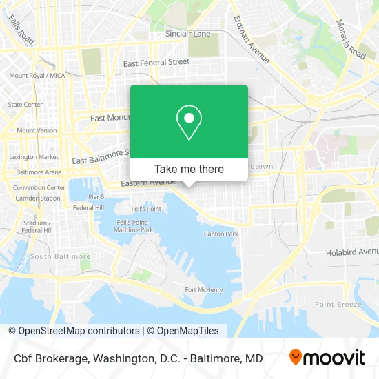 Cbf Brokerage map