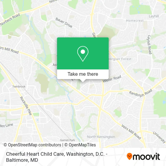Cheerful Heart Child Care map