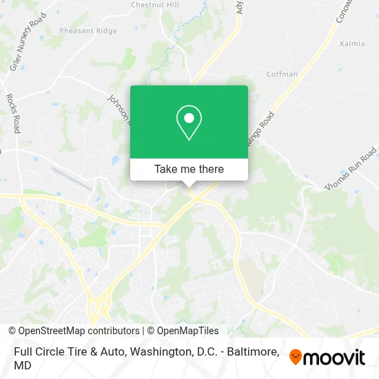 Full Circle Tire & Auto map