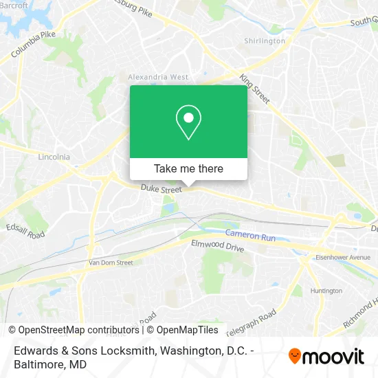 Edwards & Sons Locksmith map