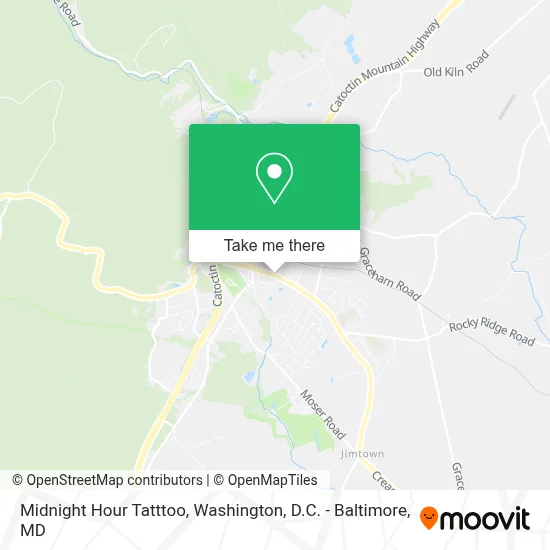Midnight Hour Tatttoo map