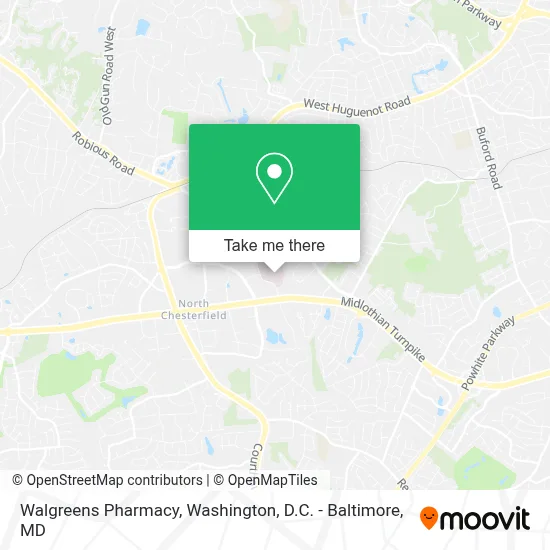 Walgreens Pharmacy map