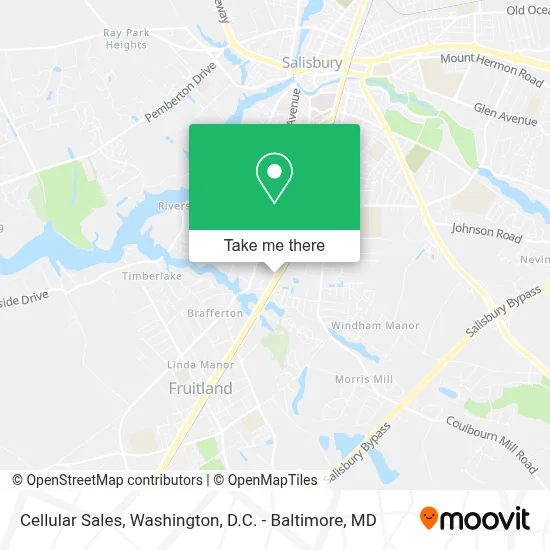 Cellular Sales map