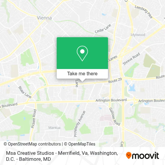 Msa Creative Studios - Merrifield, Va map