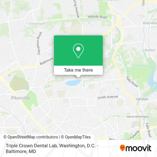 Triple Crown Dental Lab map