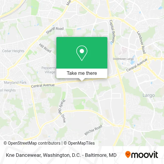 Kne Dancewear map
