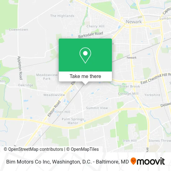 Bim Motors Co Inc map