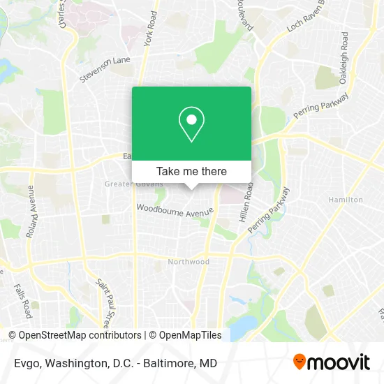 Evgo map