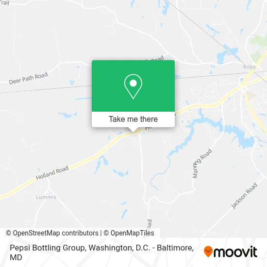 Pepsi Bottling Group map