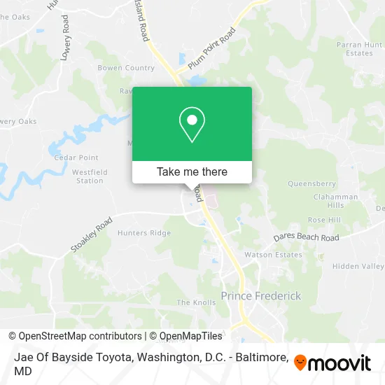 Jae Of Bayside Toyota map