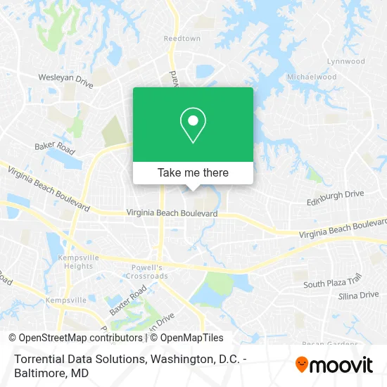 Torrential Data Solutions map