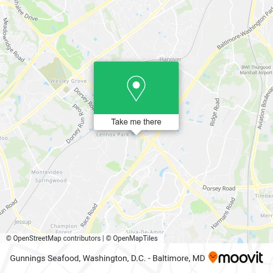 Gunnings Seafood map