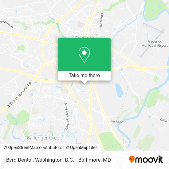 Byrd Dental map
