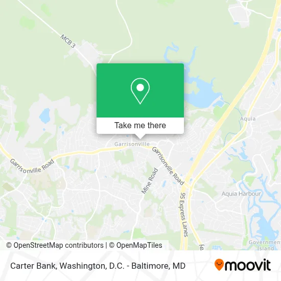 Carter Bank map