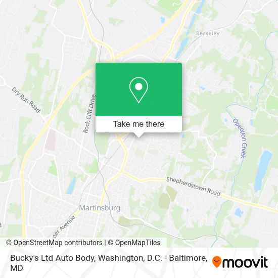 Bucky's Ltd Auto Body map