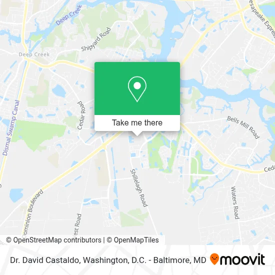 Dr. David Castaldo map