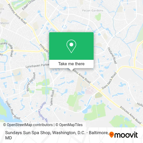 Sundays Sun Spa Shop map