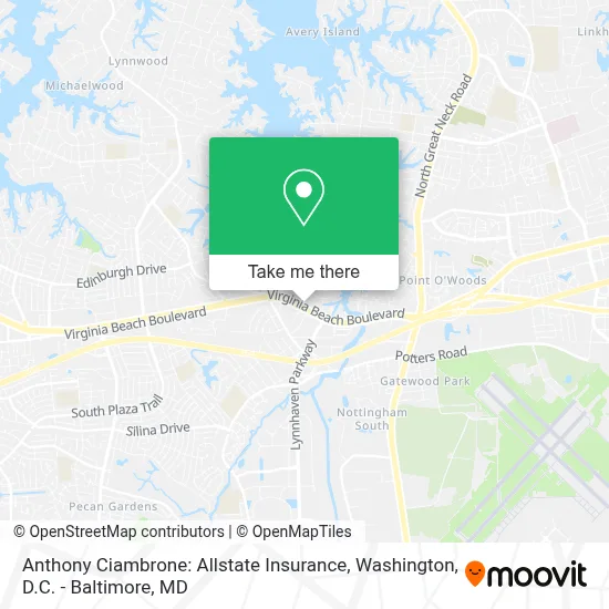 Anthony Ciambrone: Allstate Insurance map