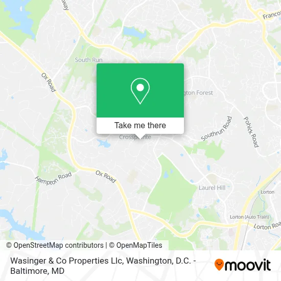 Wasinger & Co Properties Llc map