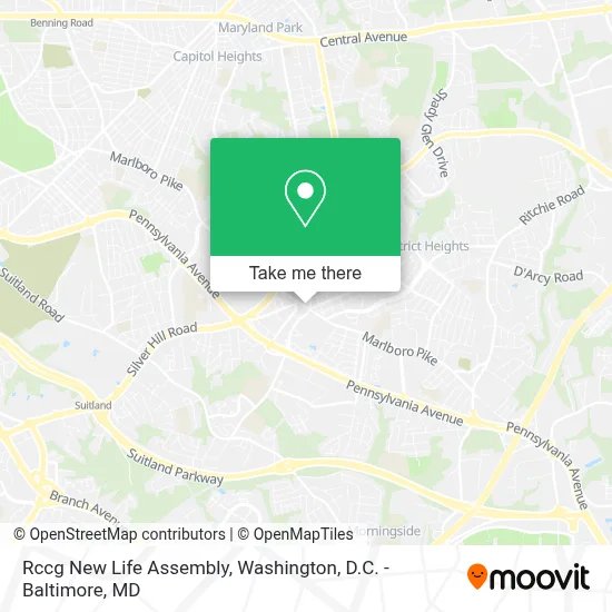 Rccg New Life Assembly map
