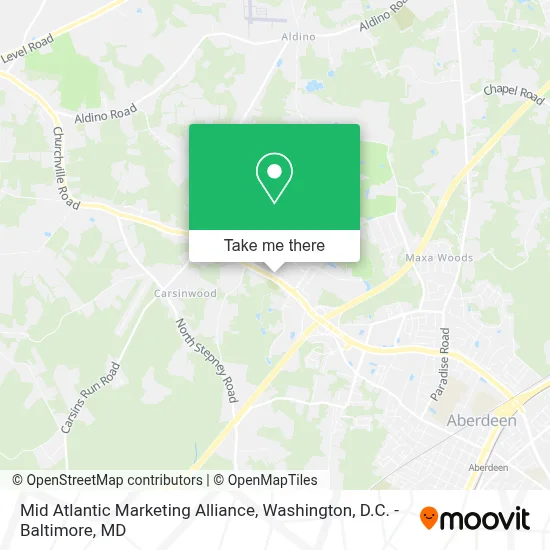 Mid Atlantic Marketing Alliance map