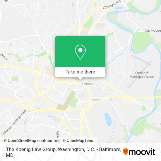 The Koenig Law Group map