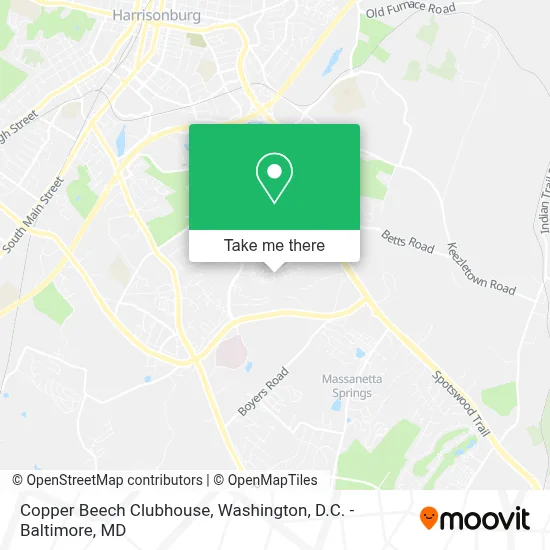 Copper Beech Clubhouse map