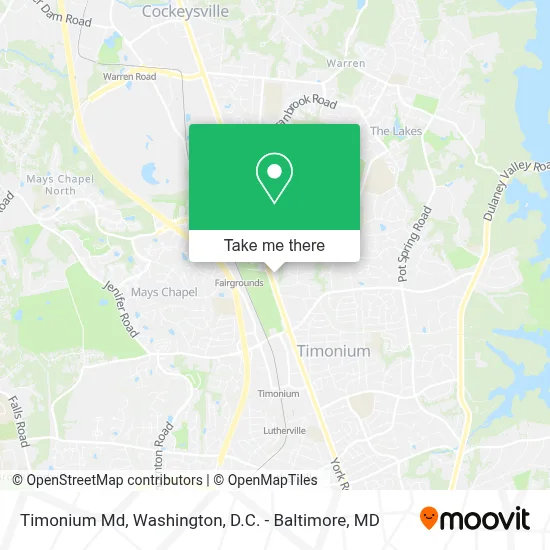 Timonium Md map