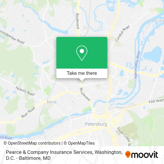 Pearce & Company Insurance Services map
