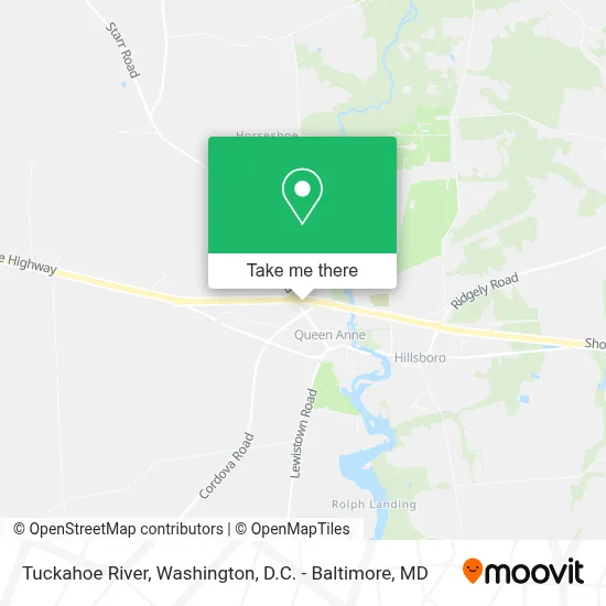 Tuckahoe River map