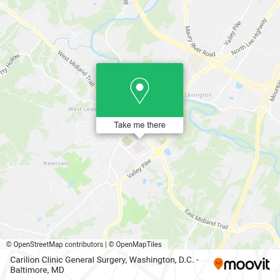 Carilion Clinic General Surgery map