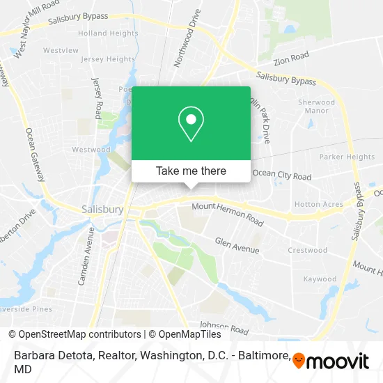 Barbara Detota, Realtor map