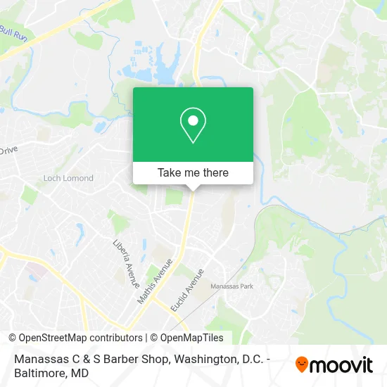 Manassas C & S Barber Shop map