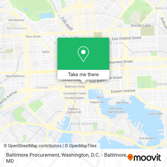 Baltimore Procurement map