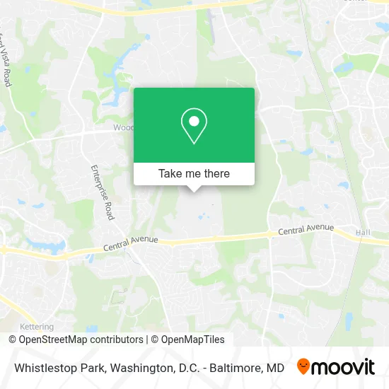 Whistlestop Park map