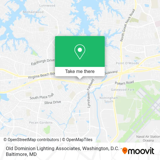 Old Dominion Lighting Associates map
