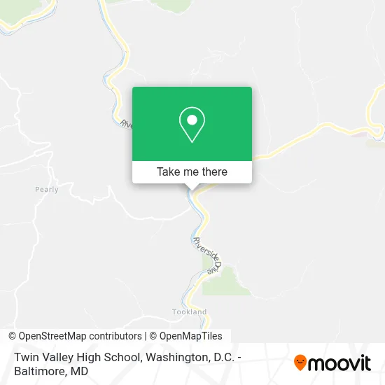 Twin Valley High School map