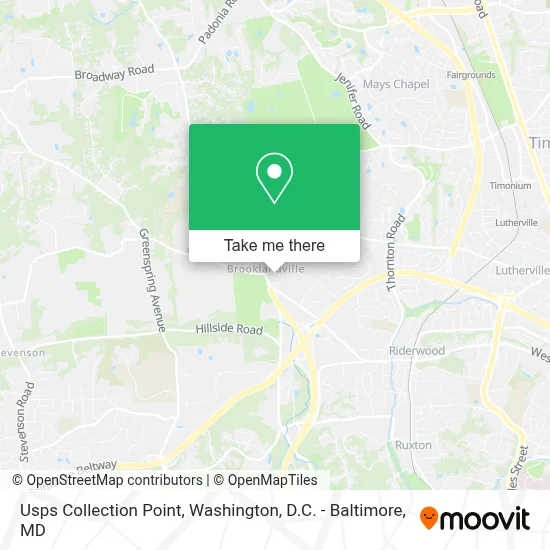 Usps Collection Point map