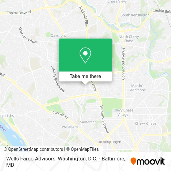 Wells Fargo Advisors map